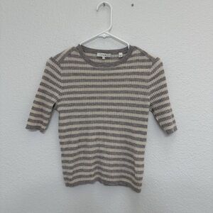 Vince Cashmere Striped Top